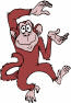dancing monkey clip art