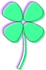 saint patricks day Four Leaf Clover 02 clip art