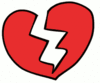 valentine broken heart clip art