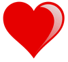 valentine shiny heart clip art