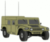 military army vehicle HMMWVE clip art