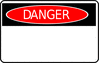 Safety danger sign clip art