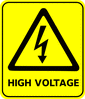 Safety safety sign high voltage clip art