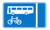 Street Road Sign bus lane clip art