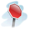 Street Road Sign stop-sign-angled 01 clip art