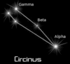 constellation circinus black clip art