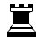 chess piece 2 black rook clip art