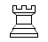 chess piece 2 white rook clip art
