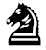 chess piece black knight clip art