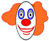 Clown clown face clip art
