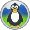 mountain penguin clip art