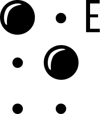 braille E