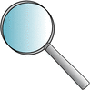 magnifying glass 01 clip art