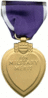 US military Purple Heart back clip art