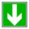 openclipart signSym direction down green clip art