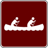 recreation sign canoeing clip art