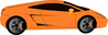 auto orange car clip art